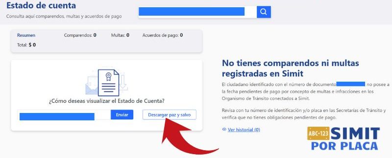 descargar certificado simit