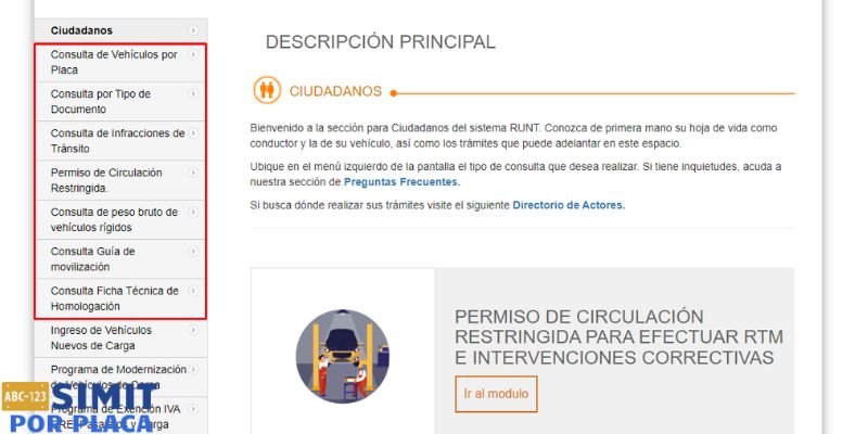 consulta simit runt impuestos